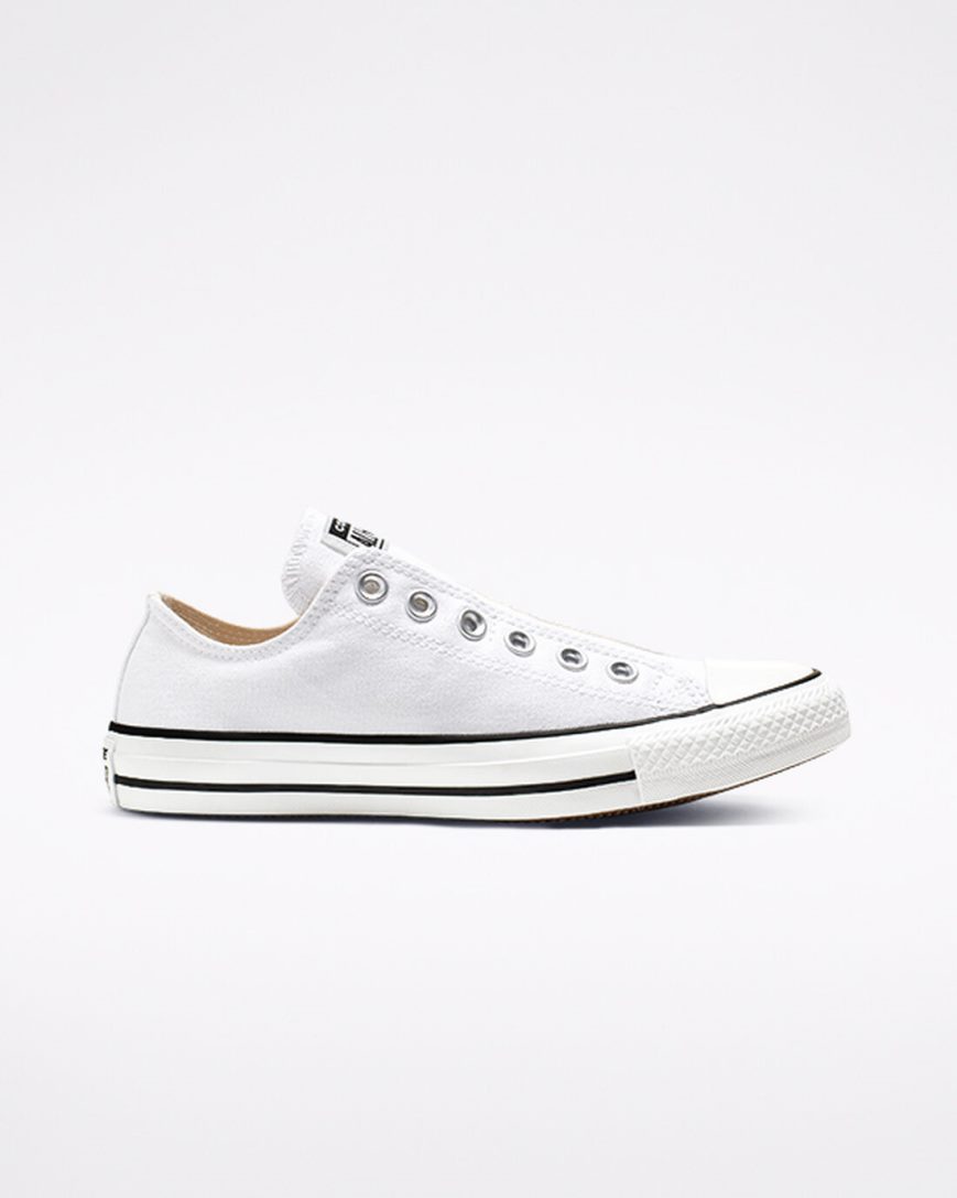 Zapatos Slip On Converse Chuck Taylor All Star Mujer Blancas Negras Blancas | PE P2E7LW